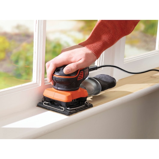 220W Paddle Switch Quarter Sheet Finishing Sander
