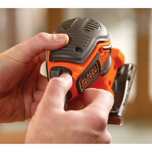 220W Paddle Switch Quarter Sheet Finishing Sander
