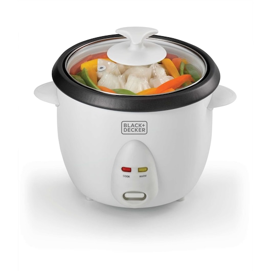 1.0 Ltr. Non Stick Rice Cooker with Glass Lid