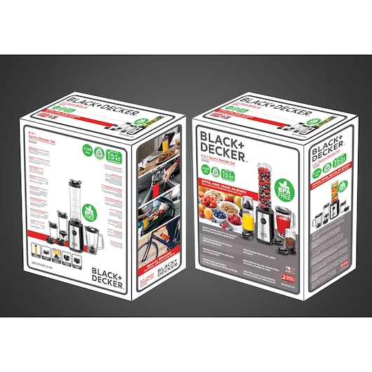 300W Sports Blender + Citrus Juicer + Grinder