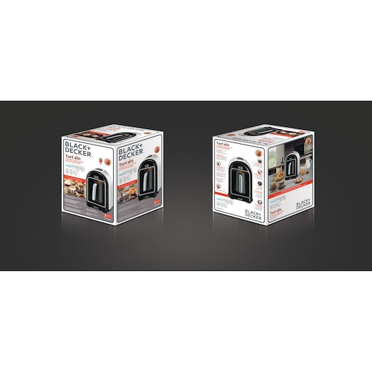 Automatic Turkish Coffee Maker Black and Decker  3D representation of retail packaging