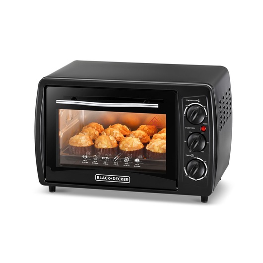 19L Toaster Oven with Double Glass and Rotisserie