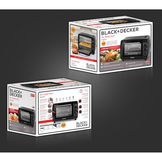 35L Toaster Oven with Double Glass and Rotisserie