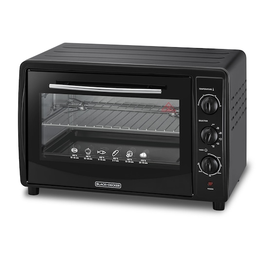 45L Toaster Oven with Double Glass and Rotisserie
