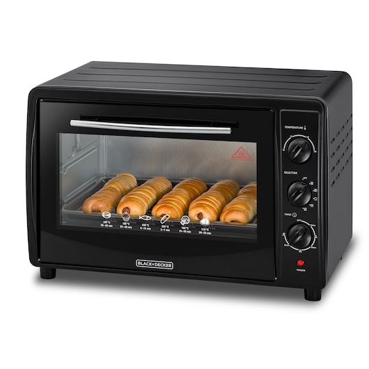 45L Toaster Oven with Double Glass and Rotisserie