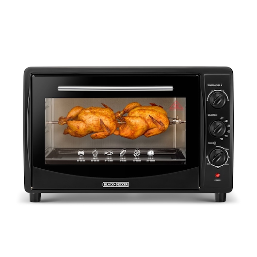 45L Toaster Oven with Double Glass and Rotisserie
