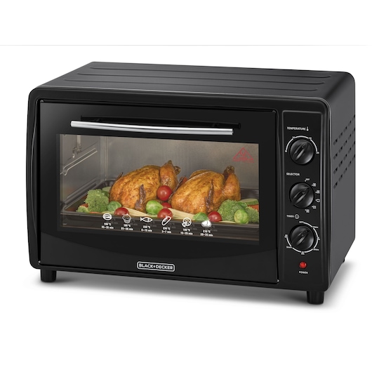 45L Toaster Oven with Double Glass and Rotisserie