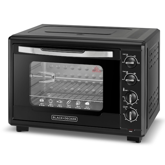 55L Toaster Oven with Double Glass and Rotisserie