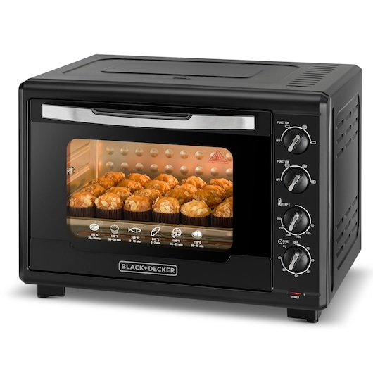 55L Toaster Oven with Double Glass and Rotisserie