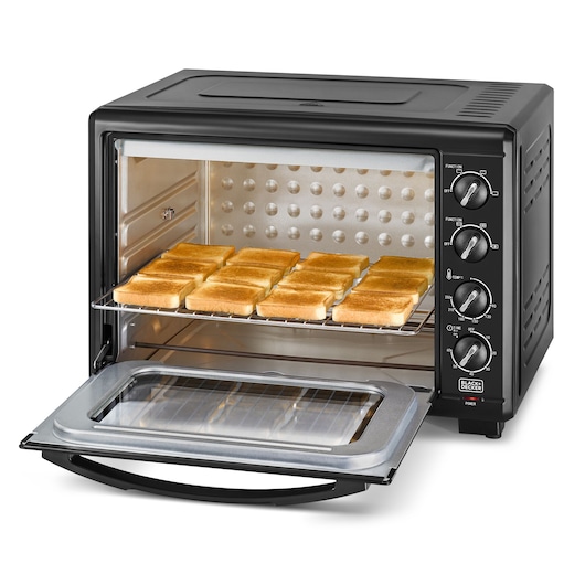 55L Toaster Oven with Double Glass and Rotisserie
