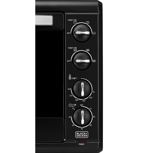55L Toaster Oven with Double Glass and Rotisserie