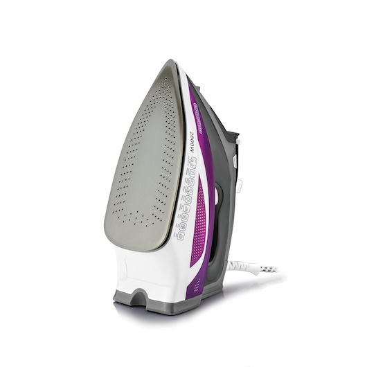 2800W Digital Steam Iron with Auto Shutoff and Anodized Soleplate