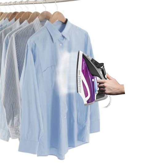 2800W Digital Steam Iron with Auto Shutoff and Anodized Soleplate