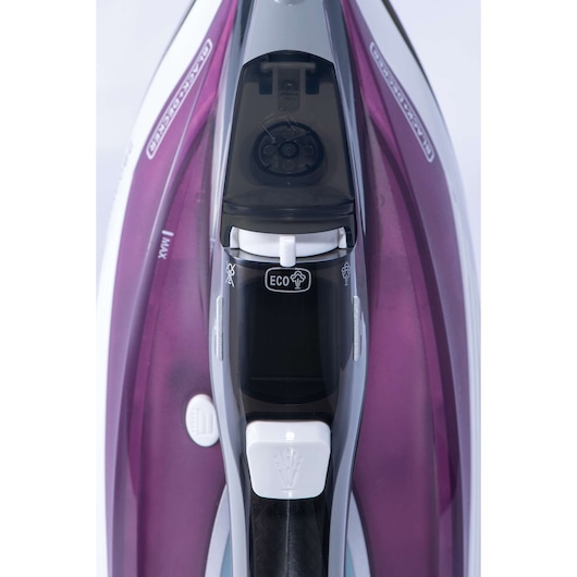 2800W Digital Steam Iron with Auto Shutoff and Anodized Soleplate