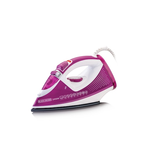 2400W MPP+ Steam Iron with Auto Shutoff and Ceramic Soleplate