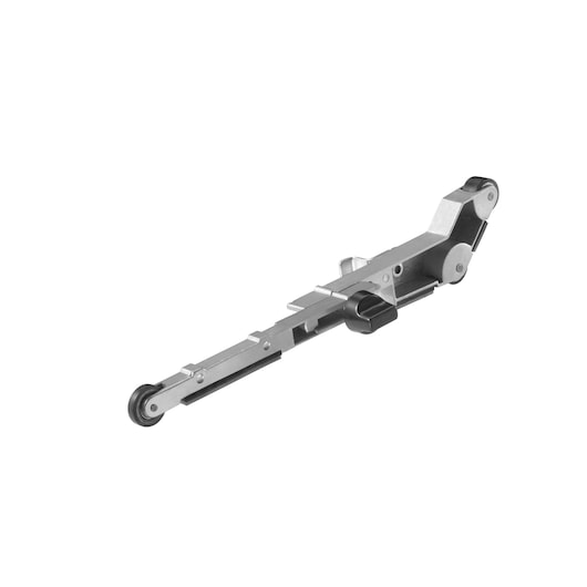 A metallic attachment piece with wheels and adjustment knob, shown on a white background. It appears to be a replacement or accessory part for a BLACK+DECKER KA902EK product.