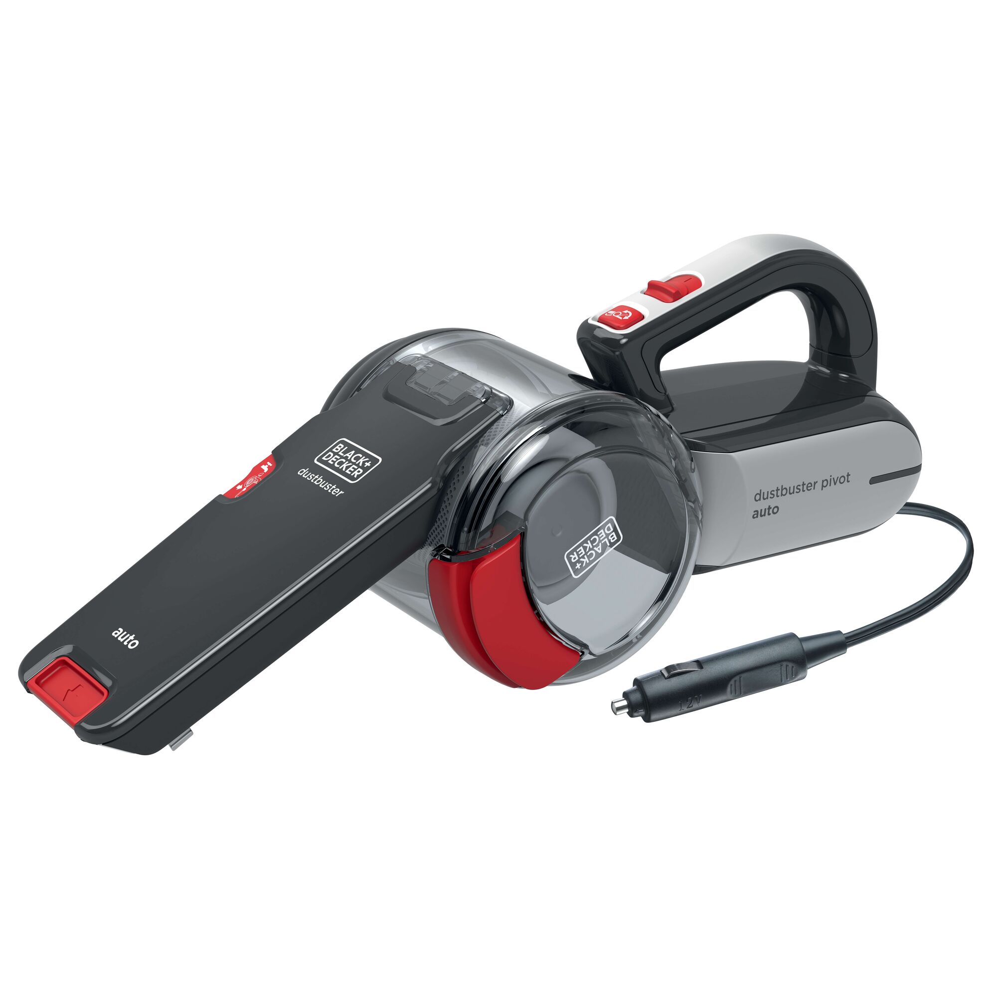 12VDC Pivot Dustbuster Auto Hand Vac | BLACK+DECKER