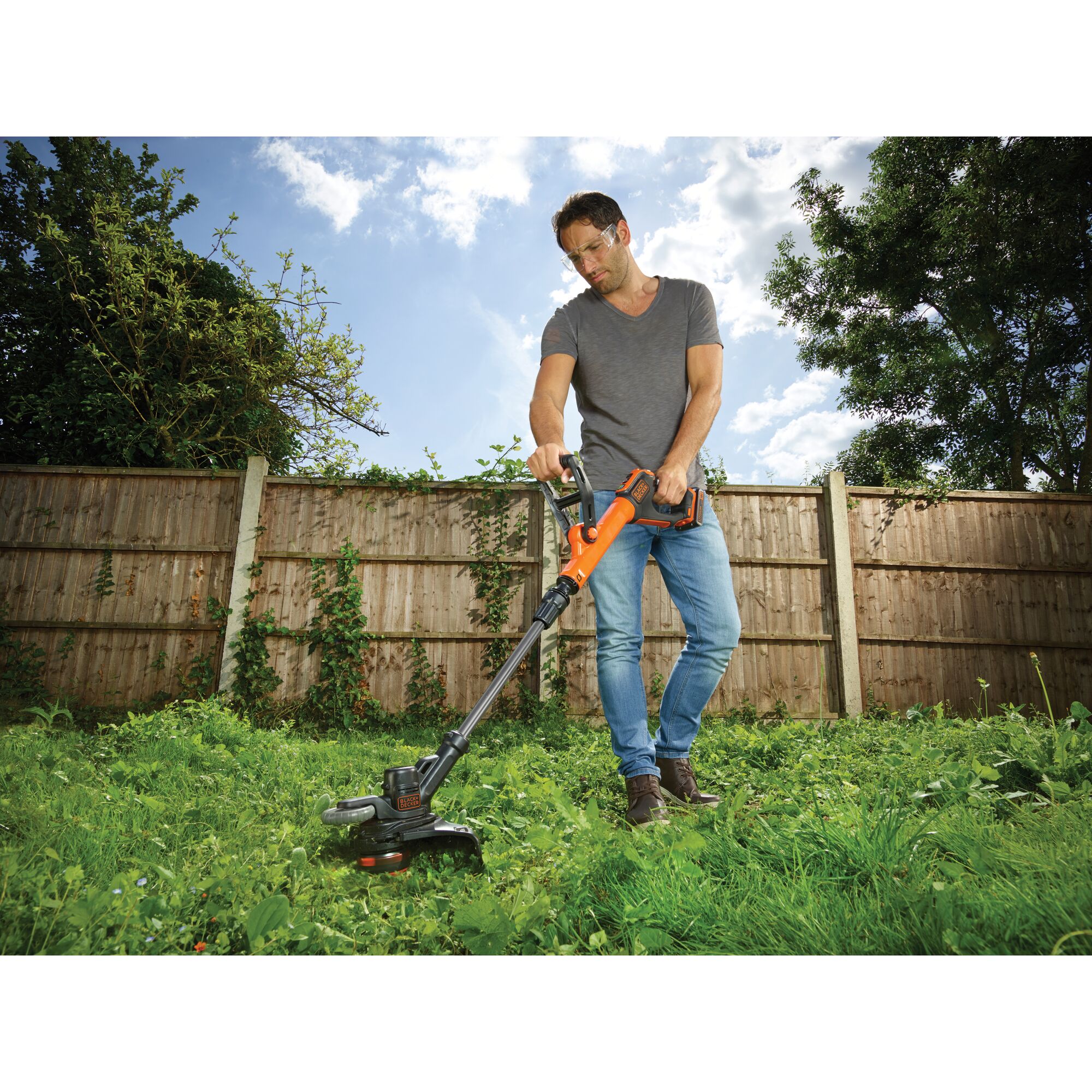 Black and on sale decker 28cm strimmer